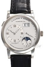 A. Lange & Söhne Lange 1 Moon Phase Sølvfarget/Lær Ø38.5 mm A. Lange & Söhne Lange 1 Moon Phase Sølvfarget/Lær Ø38.5 mm