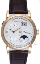 A. Lange & Söhne Lange 1 Moon Phase Hvit/Lær Ø38.5 mm A. Lange & Söhne Lange 1 Moon Phase Hvit/Lær Ø38.5 mm
