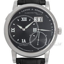 A. Lange & Söhne Lange 1 Sort/Lær Ø42 mm A. Lange & Söhne Lange 1 Sort/Lær Ø42 mm