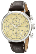 Akribos XXIV Explorer Champagnefarget/Lær Ø46 mm Akribos XXIV Explorer Champagnefarget/Lær Ø46 mm