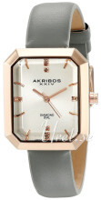 Akribos XXIV Diamond Sølvfarget/Lær Akribos XXIV Diamond Sølvfarget/Lær