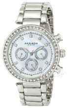 Akribos XXIV Diamond Hvit/Stål Ø39 mm Akribos XXIV Diamond Hvit/Stål Ø39 mm