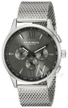 Akribos XXIV Sort/Stål Ø42 mm Akribos XXIV Sort/Stål Ø42 mm