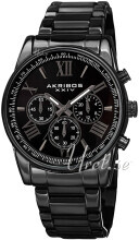 Akribos XXIV Chronograph Sort/Stål Ø41 mm Akribos XXIV Chronograph Sort/Stål Ø41 mm