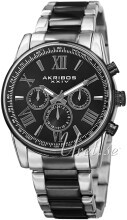 Akribos XXIV Multi-Function Sort/Stål Ø41 mm Akribos XXIV Multi-Function Sort/Stål Ø41 mm