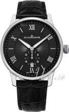 Alexander Statesman Sort/Lær Ø42 mm Alexander Statesman Sort/Lær Ø42 mm