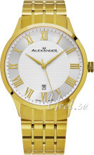 Alexander Statesman Sølvfarget/Gulltonet stål Ø42 mm Alexander Statesman Sølvfarget/Gulltonet stål Ø42 mm