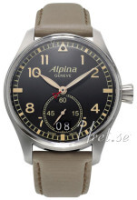 Alpina Startimer Sort/Lær Ø44 mm Alpina Startimer Sort/Lær Ø44 mm