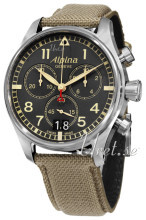 Alpina Startimer Grå/Lær Ø44 mm Alpina Startimer Grå/Lær Ø44 mm