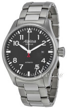 Alpina Startimer Sort/Stål Ø44 mm Alpina Startimer Sort/Stål Ø44 mm