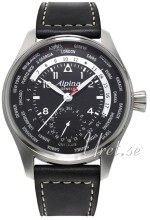 Alpina Startimer Sort/Lær Ø44 mm Alpina Startimer Sort/Lær Ø44 mm