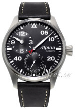 Alpina Startimer Sort/Lær Ø44 mm Alpina Startimer Sort/Lær Ø44 mm