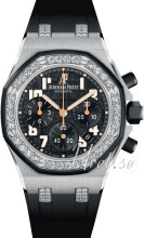 Audemars Piguet Royal Oak Sort/Gummi Ø37 mm Audemars Piguet Royal Oak Sort/Gummi Ø37 mm
