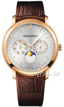 Audemars Piguet Jules Audemars Sølvfarget/Lær Ø39 mm Audemars Piguet Jules Audemars Sølvfarget/Lær Ø39 mm
