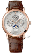 Audemars Piguet Jules Audemars Sølvfarget/Lær Ø41 mm Audemars Piguet Jules Audemars Sølvfarget/Lær Ø41 mm