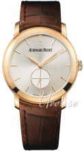 Audemars Piguet Jules Audemars Sølvfarget/Lær Ø33 mm Audemars Piguet Jules Audemars Sølvfarget/Lær Ø33 mm