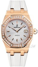 Audemars Piguet Royal Oak Sølvfarget/Gummi Ø33 mm Audemars Piguet Royal Oak Sølvfarget/Gummi Ø33 mm
