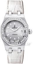 Audemars Piguet Royal Oak Sølvfarget/Lær Ø33 mm Audemars Piguet Royal Oak Sølvfarget/Lær Ø33 mm
