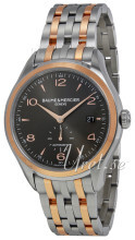 Baume & Mercier Clifton Sort/18 karat rosé gull Ø41 mm Baume & Mercier Clifton Sort/18 karat rosé gull Ø41 mm