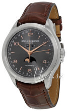 Baume & Mercier Clifton Grå/Lær Ø43 mm Baume & Mercier Clifton Grå/Lær Ø43 mm