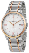 Baume & Mercier Classima Sølvfarget/18 karat rosé gull Ø40 mm Baume & Mercier Classima Sølvfarget/18 karat rosé gull Ø40 mm