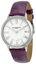 Baume & Mercier Classima Hvit/Lær Ø36.5 mm Baume & Mercier Classima Hvit/Lær Ø36.5 mm