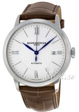 Baume & Mercier Classima Sølvfarget/Lær Ø40 mm Baume & Mercier Classima Sølvfarget/Lær Ø40 mm
