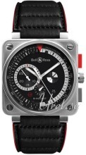 Bell & Ross BR 01-94 Sort/Lær Ø46 mm Bell & Ross BR 01-94 Sort/Lær Ø46 mm