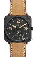 Bell & Ross BR S Quartz Sort/Lær Ø39 mm Bell & Ross BR S Quartz Sort/Lær Ø39 mm