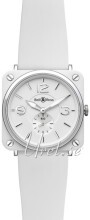 Bell & Ross BR S Quartz Hvit/Gummi Ø39 mm Bell & Ross BR S Quartz Hvit/Gummi Ø39 mm