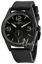 Bell & Ross BR 123 Sort/Gummi Ø41 mm Bell & Ross BR 123 Sort/Gummi Ø41 mm