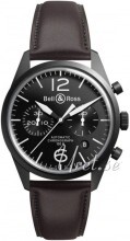 Bell & Ross BR 126 Sort/Lær Ø41 mm Bell & Ross BR 126 Sort/Lær Ø41 mm