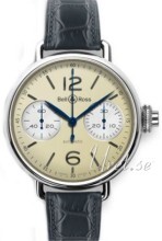 Bell & Ross WW1 Antikkhvit/Lær Ø45 mm Bell & Ross WW1 Antikkhvit/Lær Ø45 mm