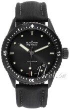 Blancpain Fifty Fathoms Sort/Lær Ø43.6 mm Blancpain Fifty Fathoms Sort/Lær Ø43.6 mm