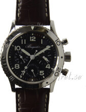 Breguet Type XX Sort/Lær Ø39 mm Breguet Type XX Sort/Lær Ø39 mm