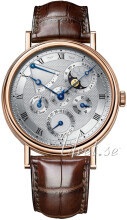 Breguet Classique Sølvfarget/Lær Ø39 mm Breguet Classique Sølvfarget/Lær Ø39 mm