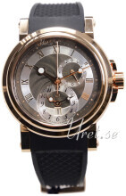 Breguet Marine Sort/Gummi Ø42 mm Breguet Marine Sort/Gummi Ø42 mm
