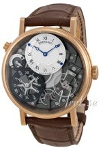 Breguet Tradition Sølvfarget/Lær Ø40 mm Breguet Tradition Sølvfarget/Lær Ø40 mm