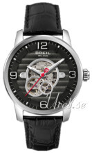 Breil Sort/Lær Ø44 mm Breil Sort/Lær Ø44 mm