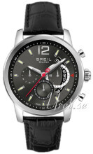 Breil Sort/Lær Ø44 mm Breil Sort/Lær Ø44 mm