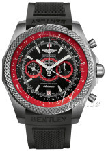 Breitling for Bentley Supersports B55 Sort/Gummi Ø49 mm Breitling for Bentley Supersports B55 Sort/Gummi Ø49 mm
