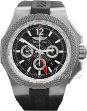 Breitling for Bentley GMT Light Body Sort/Gummi Ø49 mm Breitling for Bentley GMT Light Body Sort/Gummi Ø49 mm