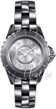 Chanel J12 Sølvfarget/Keramik Ø29 mm Chanel J12 Sølvfarget/Keramik Ø29 mm