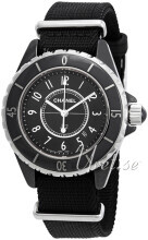 Chanel J12 Hvit/Tekstil Ø33 mm Chanel J12 Hvit/Tekstil Ø33 mm