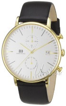 Danish Design Sport Sølvfarget/Lær Ø42 mm Danish Design Sport Sølvfarget/Lær Ø42 mm