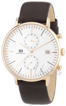 Danish Design Sport Sølvfarget/Lær Ø40 mm Danish Design Sport Sølvfarget/Lær Ø40 mm