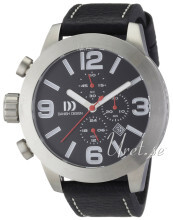 Danish Design Sport Sort/Lær Ø49 mm Danish Design Sport Sort/Lær Ø49 mm