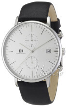 Danish Design Sport Sølvfarget/Lær Ø42 mm Danish Design Sport Sølvfarget/Lær Ø42 mm