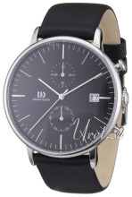 Danish Design Sport Sort/Lær Ø42 mm Danish Design Sport Sort/Lær Ø42 mm