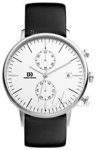 Danish Design Sport Hvit/Lær Ø42 mm Danish Design Sport Hvit/Lær Ø42 mm